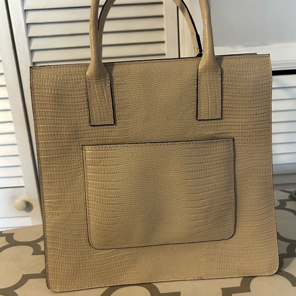 Viola Castellini ivory handbag